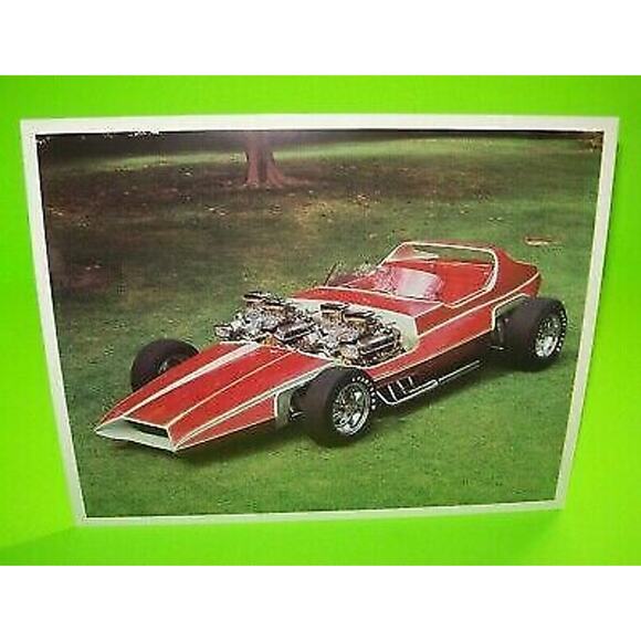 The Invader California Show Car Vintage Original Hot Rod Photo Bob Reisner 1969 - Picture 3 of 7